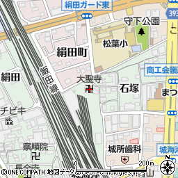 愛知県豊橋市花田町石塚38-1周辺の地図