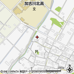 兵庫県加古川市野口町水足1293周辺の地図