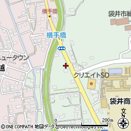 静岡県袋井市久能2289-5周辺の地図