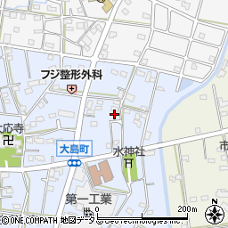 静岡県浜松市中央区大島町985周辺の地図