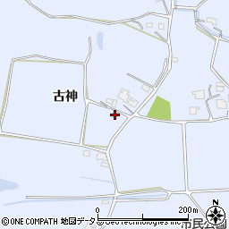 兵庫県神戸市西区神出町古神489周辺の地図