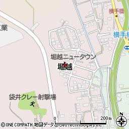 静岡県袋井市堀越1648周辺の地図