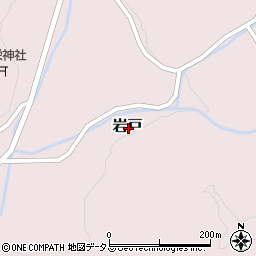 広島県山県郡北広島町岩戸周辺の地図
