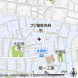 静岡県浜松市中央区大島町1025周辺の地図
