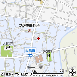 静岡県浜松市中央区大島町967周辺の地図