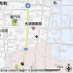 静岡県浜松市中央区笠井町87周辺の地図