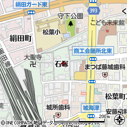 愛知県豊橋市花田町石塚24-8周辺の地図