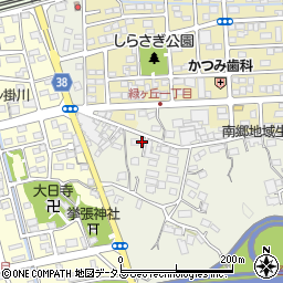 静岡県掛川市上張420周辺の地図
