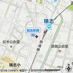 静岡県浜松市中央区積志町1454周辺の地図