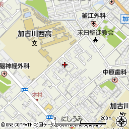 兵庫県加古川市加古川町本町94周辺の地図