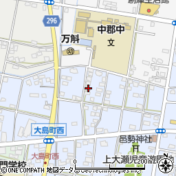 静岡県浜松市中央区大島町1364周辺の地図