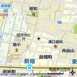 愛知県豊橋市前畑町16周辺の地図