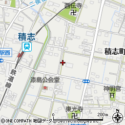 静岡県浜松市中央区積志町836周辺の地図