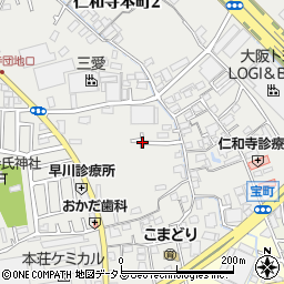 ○阪口第2駐車場周辺の地図