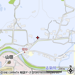 兵庫県神戸市北区山田町福地周辺の地図