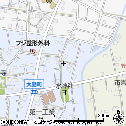 静岡県浜松市中央区大島町29周辺の地図