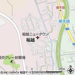 静岡県袋井市堀越1535周辺の地図