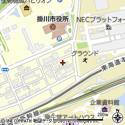 静岡県掛川市長谷1丁目4周辺の地図