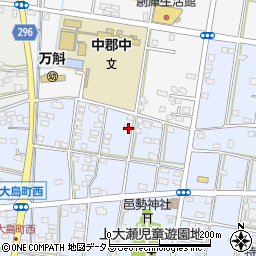 静岡県浜松市中央区大島町1352周辺の地図