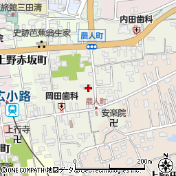 三重県伊賀市上野農人町366周辺の地図