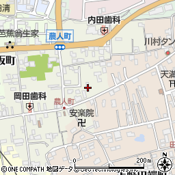 三重県伊賀市上野農人町499-1周辺の地図