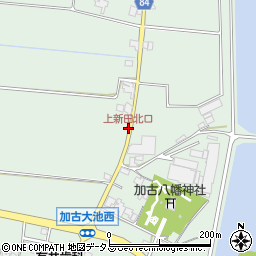 上新田北口周辺の地図