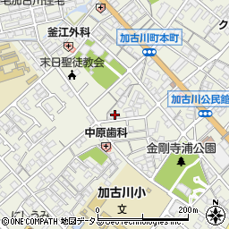 兵庫県加古川市加古川町本町49周辺の地図
