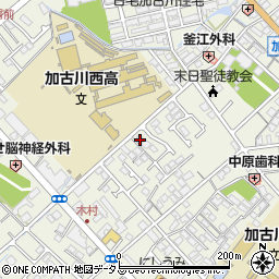 兵庫県加古川市加古川町本町115-5周辺の地図