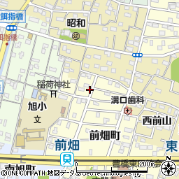 愛知県豊橋市前畑町17周辺の地図
