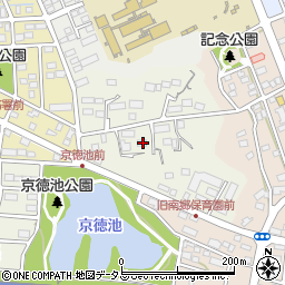 静岡県掛川市上張44周辺の地図