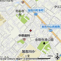 兵庫県加古川市加古川町本町69周辺の地図