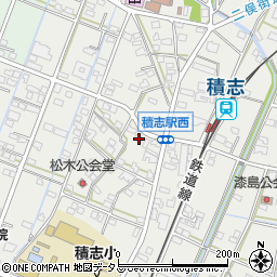 静岡県浜松市中央区積志町1588周辺の地図