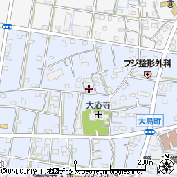 静岡県浜松市中央区大島町1098周辺の地図