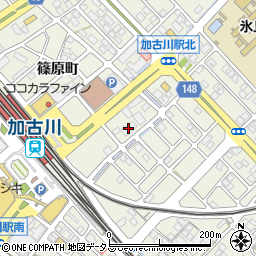 アルファステイツ加古川駅前周辺の地図