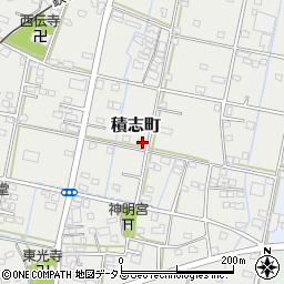 静岡県浜松市中央区積志町888周辺の地図