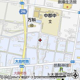 静岡県浜松市中央区大島町1363周辺の地図