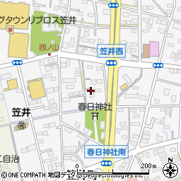 静岡県浜松市中央区笠井町1235周辺の地図