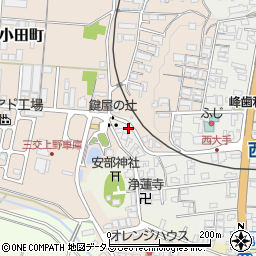 三重県伊賀市上野西大手町3852周辺の地図