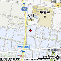 静岡県浜松市中央区大島町1475周辺の地図