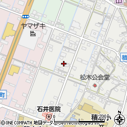 静岡県浜松市中央区積志町1672周辺の地図