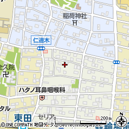 愛知県豊橋市上地町53周辺の地図