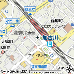兵庫県加古川市加古川町篠原町50-7周辺の地図