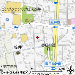 静岡県浜松市中央区笠井町1242周辺の地図