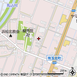 静岡県浜松市中央区有玉北町681周辺の地図