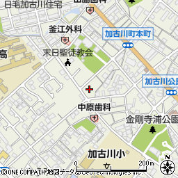 兵庫県加古川市加古川町本町42周辺の地図
