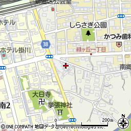 静岡県掛川市上張442周辺の地図