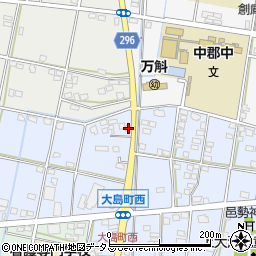 静岡県浜松市中央区大島町1488周辺の地図