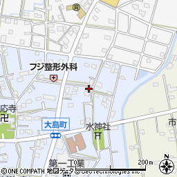 静岡県浜松市中央区大島町987周辺の地図