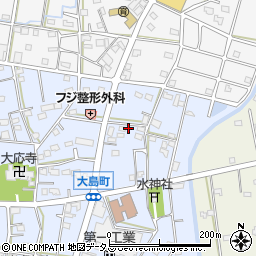 静岡県浜松市中央区大島町982周辺の地図