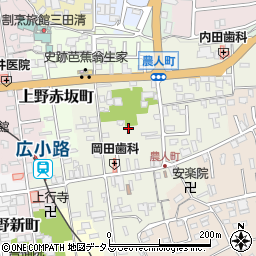 三重県伊賀市上野農人町389-5周辺の地図